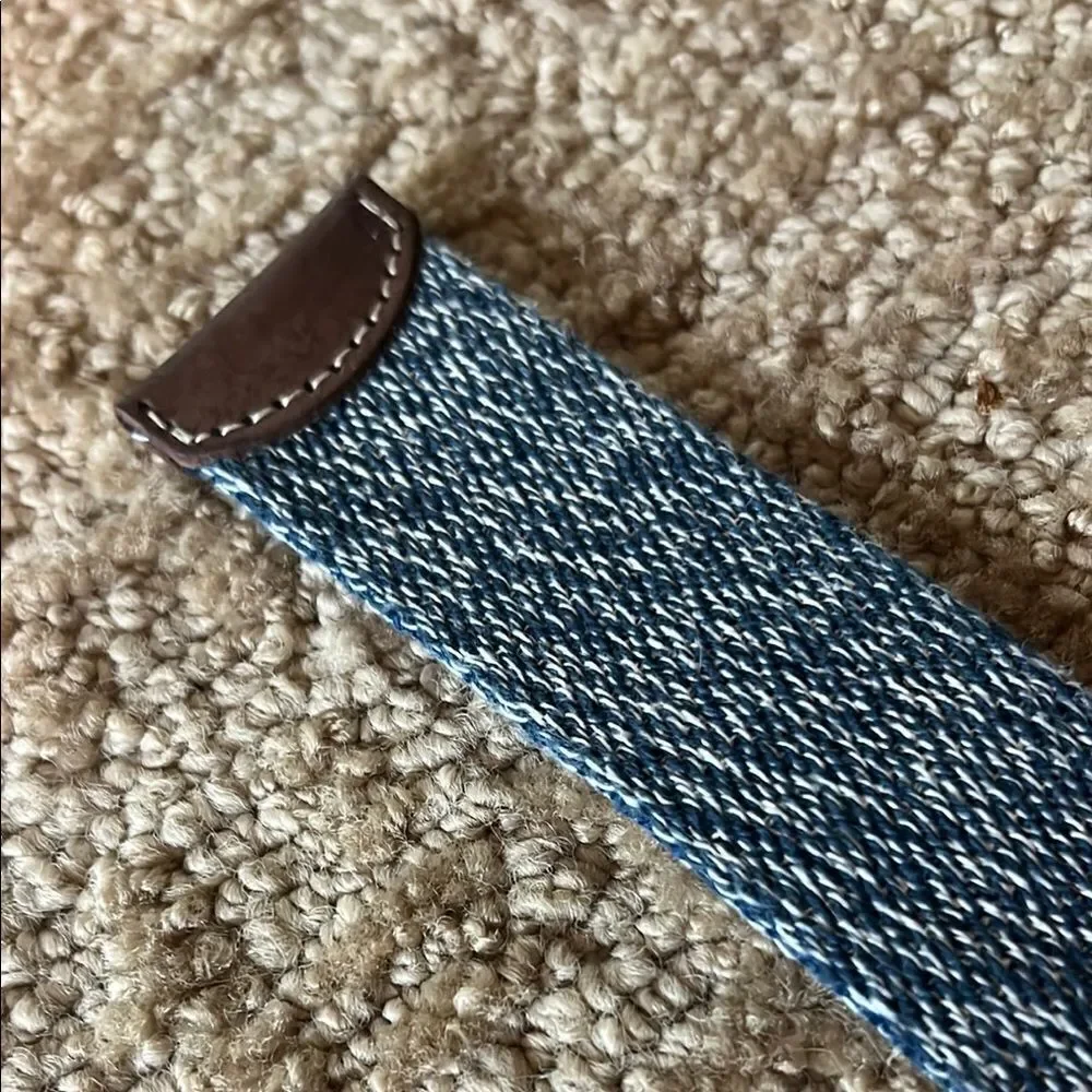 Chic Blue and Black Belt Set Men M, Boys L, and Boys 12 - Picture 6 of 11